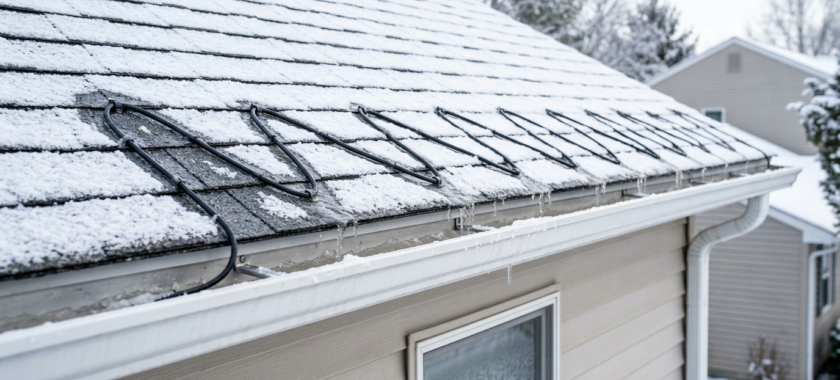 heated gutter cable